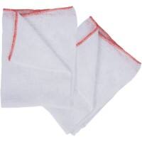 Robert Scott Dish Cloths Bleached White Pack of 10