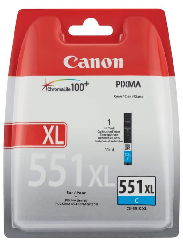 Canon CLI-551CXL Original Ink Cartridge Cyan