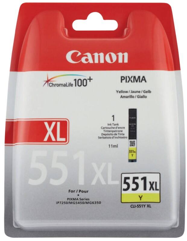 Canon CLI-551YXL Original Ink Cartridge Yellow
