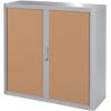Paperflow Roll Door Cabinet EasyOffice Grey 1,100 x 415 x 1,040 mm