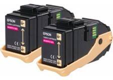 Epson 0607 Original Toner Cartridge C13S050607 Magenta Duopack Pack of 2