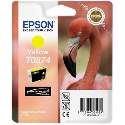 Epson T0874 Original Ink Cartridge C13T08744010 Yellow
