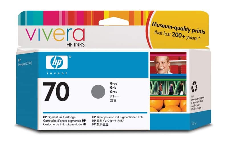 HP 70 Original Ink Cartridge C9450A Grey