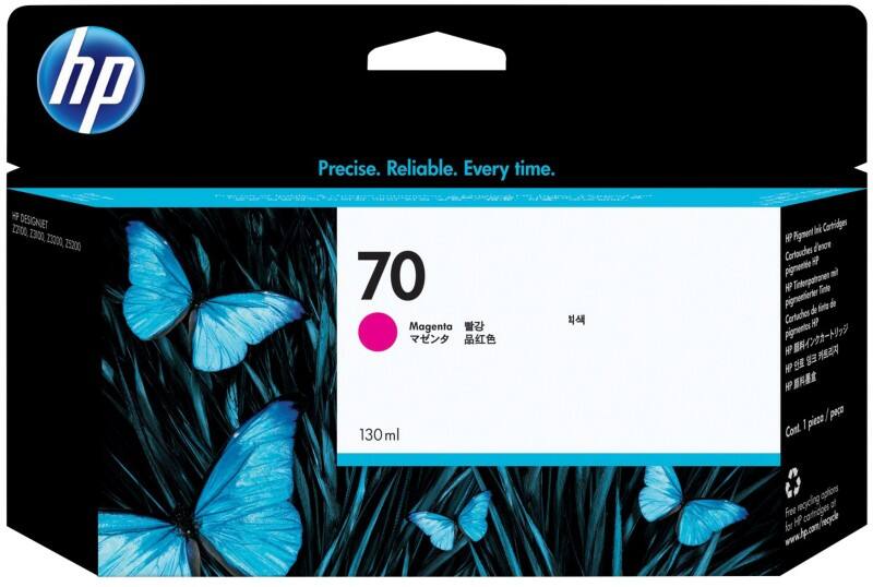 HP 70 Original Ink Cartridge C9453A Magenta