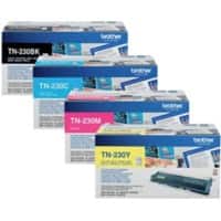 Brother TN-230BK/C/Y/M Original Toner Cartridge Black & 3 Colours