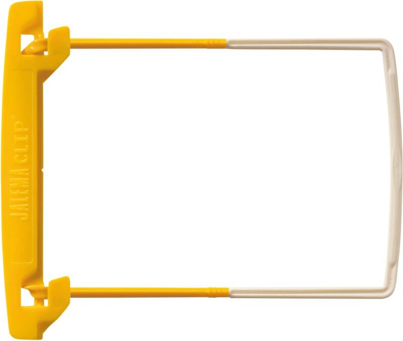 Djois JalemaClip Clip Yellow Plastic 5710200 26.1 (W) x 13.7 (D) x 17.6 (H) cm Pack of 10
