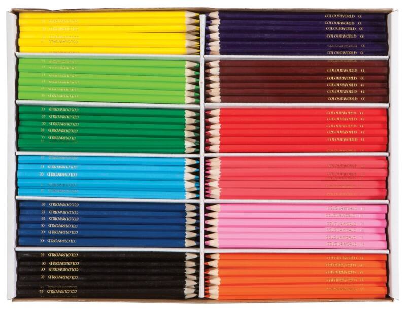Colourworld Colouring Pencils Assorted Pack of 504