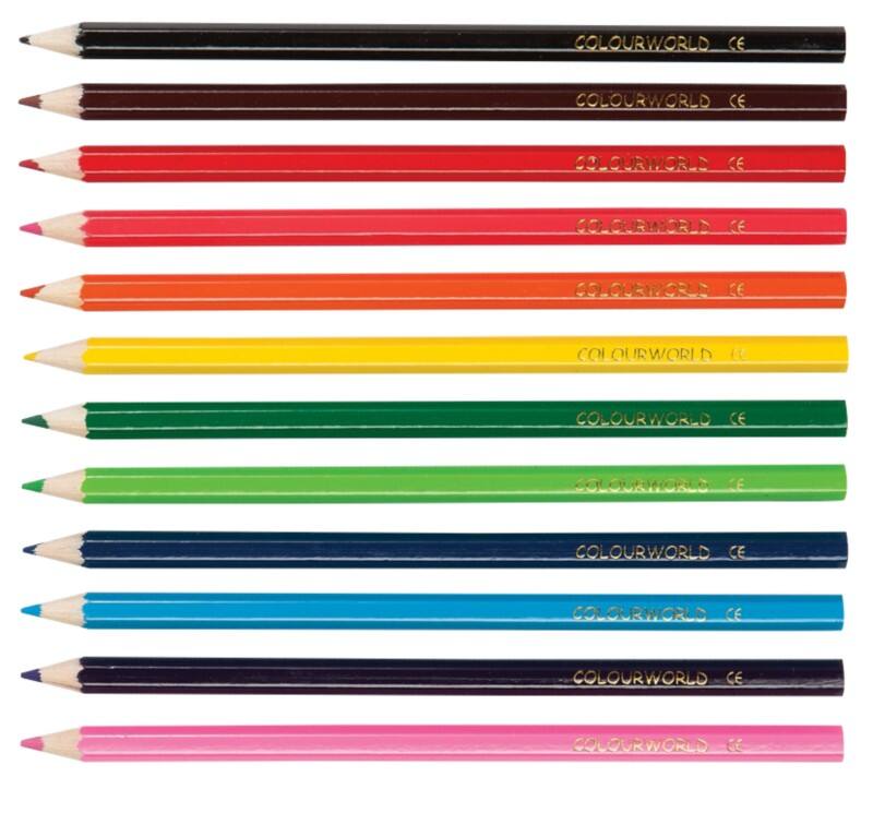 Colourworld Colouring Pencils Assorted Pack of 288