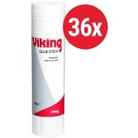 Viking Glue Stick 40 g Transparent Pack of 36