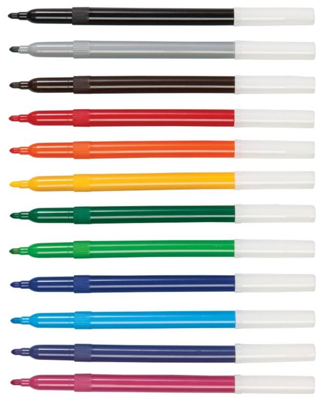 Colourworld Felt Tip Pen Broad Assorted Pack of 288
