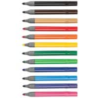 Colourworld Felt Tip Pens Broad Assorted Pack of 144