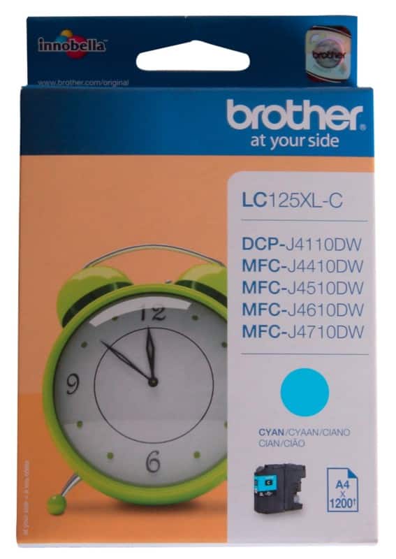 Brother LC125XLC Original Ink Cartridge Cyan
