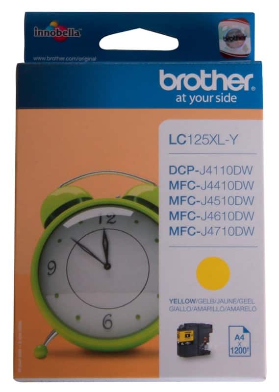 Brother LC125XLY Original Ink Cartridge Yellow