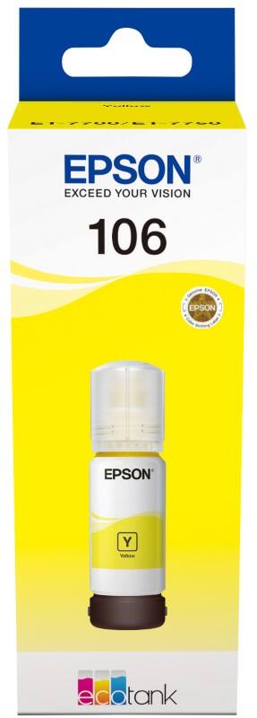 Epson 106 Original Ink Bottle C13T00R440 Yellow 70 ml