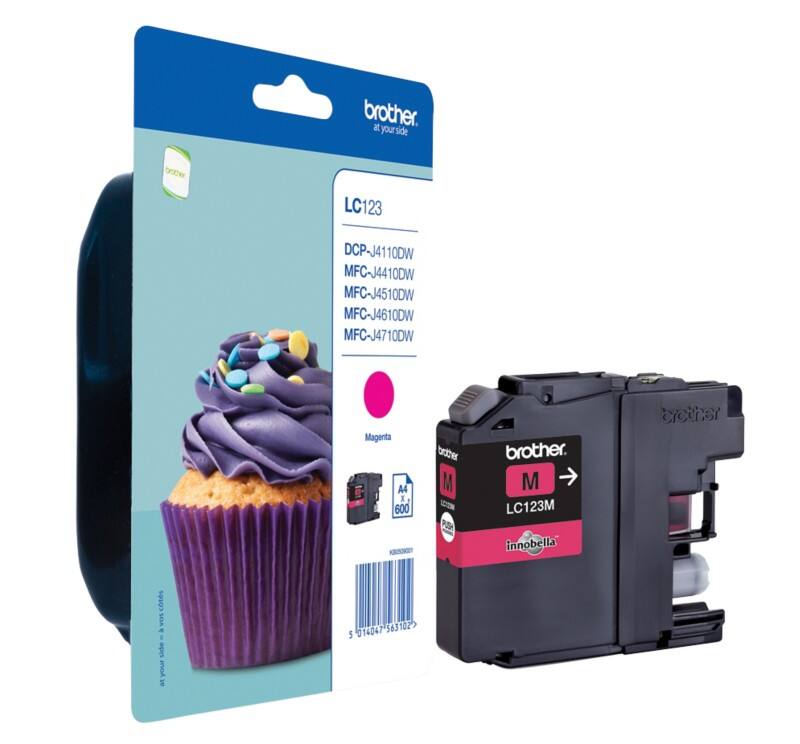 Brother LC123M Original Ink Cartridge Magenta