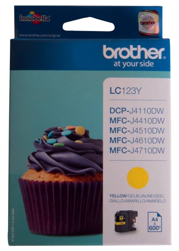 Brother LC123Y Original Ink Cartridge Yellow