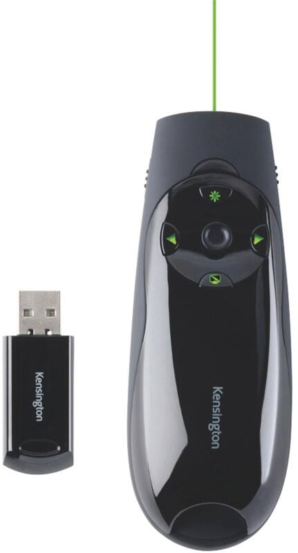 Kensington Expert Wireless Presenter Pointer Green 50 m K72426EU
