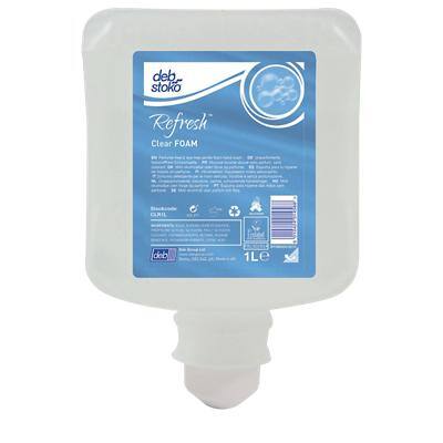 Deb Hand Soap Refill Foam Transparent CLR1L 1 L Pack of 6