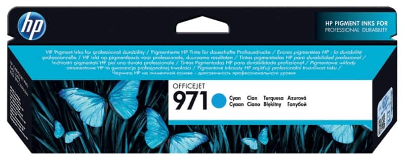 HP 971 Original Ink Cartridge CN622AE Cyan