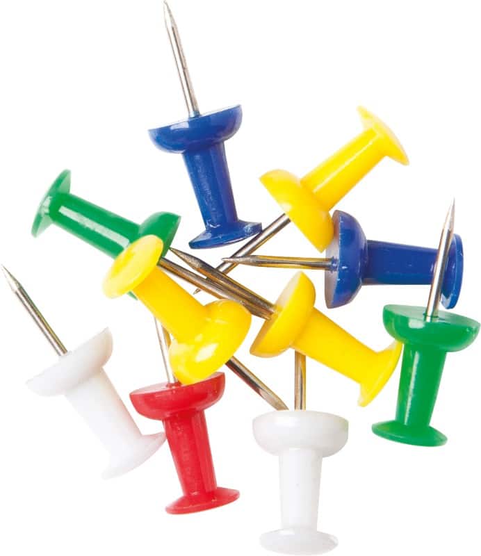 Viking Push Pins Assorted Pack of 200
