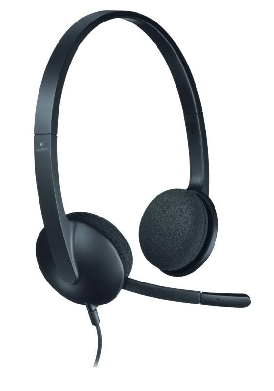 Logitech H340 Wired Headset Over-the-head, Over-the-ear Noise Cancelling Microphone Stereo Black
