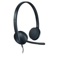 Logitech Headset H340 Wired Stereo Headset Noise Cancelling Black