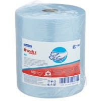 WYPALL X60  Cleaning Cloths Rolled Blue 1 Ply  8371 500 Sheets