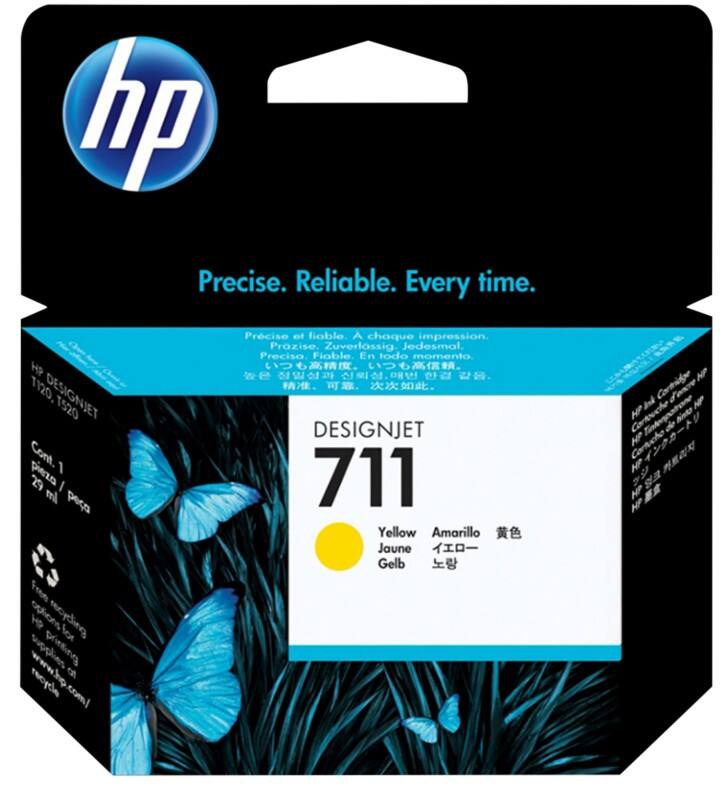 HP 711 Original Ink Cartridge CZ132A Yellow