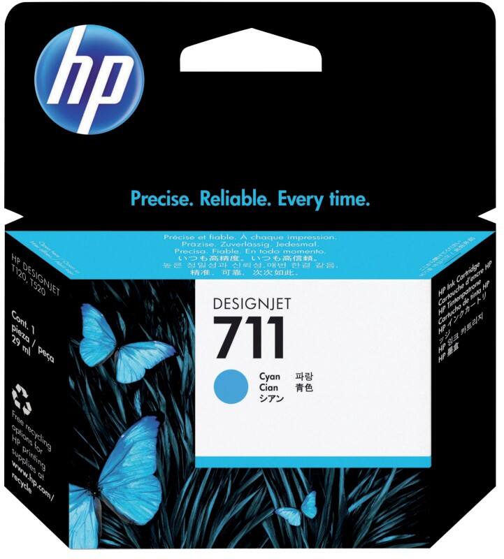 HP 711 Original Ink Cartridge CZ130A Cyan