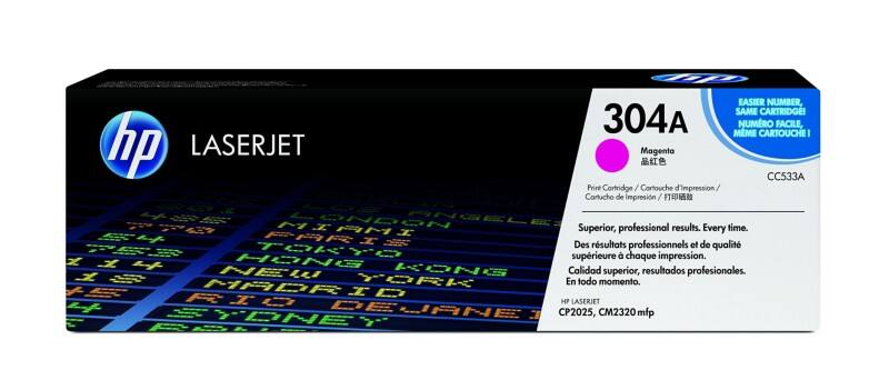 HP 304A Original Toner Cartridge CC533AC Magenta