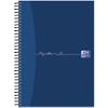 OXFORD Notebook My Notes A4 Ruled Spiral Bound Cardboard Hardback Blue Perforated 100 Pages 100 Sheets Pack of 5
