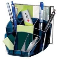 Viking Desk Organiser Plastic Midnight Blue 15.8 x 14.3 x 9.3 cm