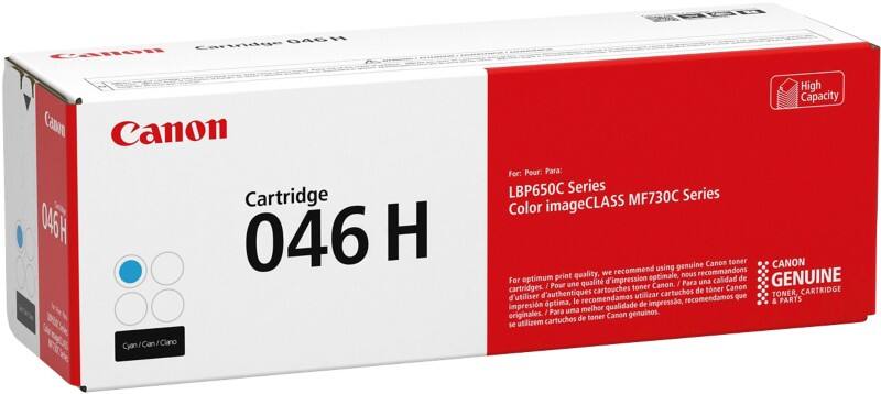 Canon 046 H Original Toner Cartridge Cyan