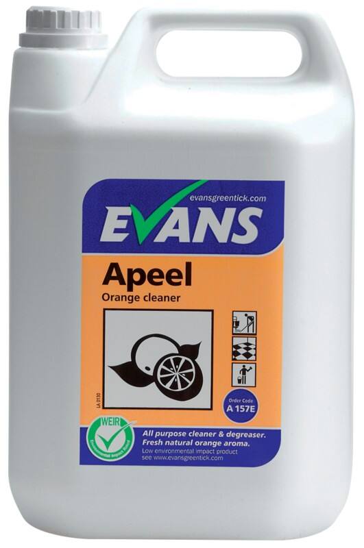 Evans Vanodine Apeel All Purpose Cleaner Orange 5L