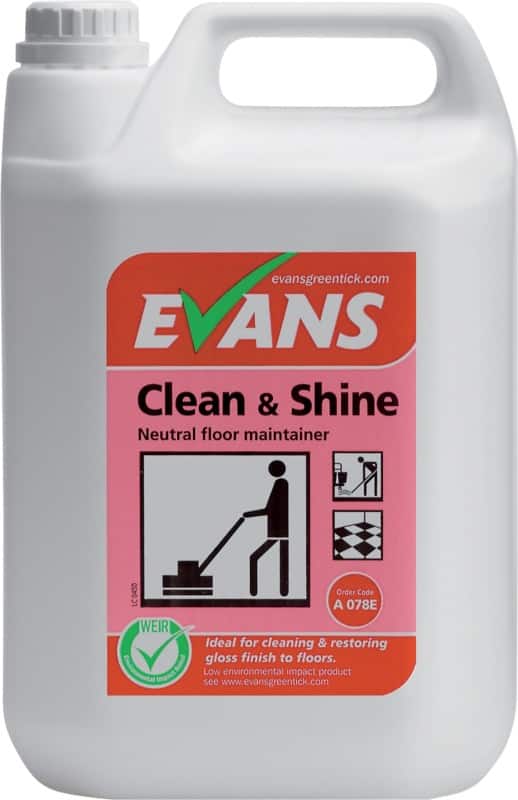 Evans Vanodine Clean & Shine Floor Maintainer 5L
