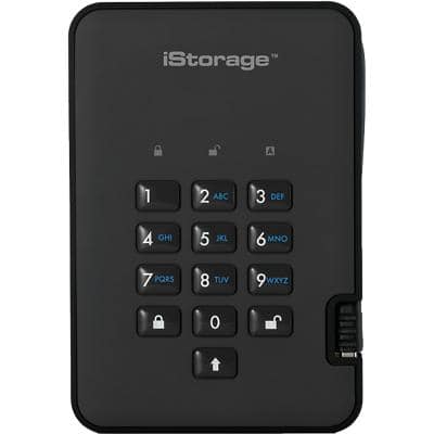 iStorage 1 TB External HDD diskAshur DT USB-A 3.1 Black