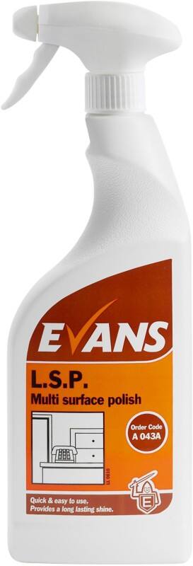 Evans Vanodine L.S.P. Multi Surface Polish Spray 750ml