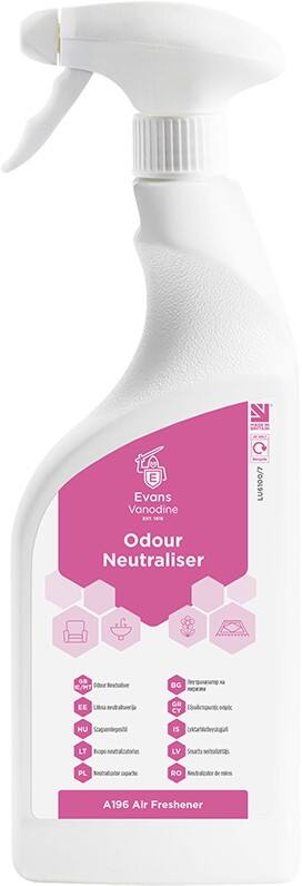 Evans Vanodine Odour Neutraliser Spray Wild Berries 750 ml