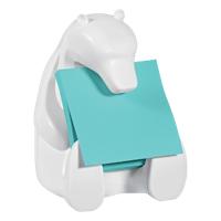 Post-it Z-Notes Bear Dispenser with Super Sticky Z-Notes Aquawave 76 x 76 mm 90 sheets