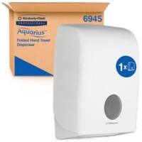AQUARIUS Hand Towel Dispenser 6945 Plastic White 26.5 x 14 x 39.9 cm