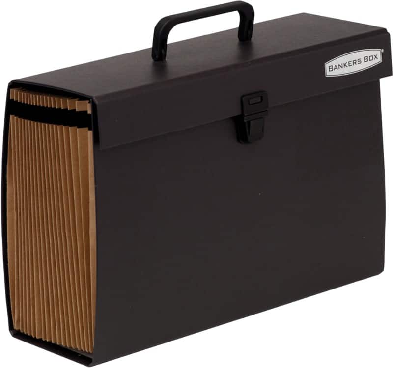 Fellowes Expanding File Bankers Box Handifile - Black A4 Black Paper, Fiberboard, Plastic 36.2 x 12.4 x 25 cm