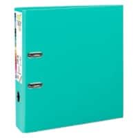 Exacompta Prem Touch Wide Lever Arch File A4+ 80 mm Light Green 2 Rings 53303E PP (Polypropylene) Portrait   