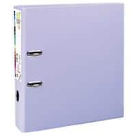 Exacompta Prem Touch Lever Arch File A4 80 mm Lilac 2 ring 53307E Cardboard, PP (Polypropylene)
