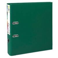 Exacompta Prem Touch Wide Lever Arch File A4+ 80 mm Dark Green 2 Rings 53353E Cardboard, PP (Polypropylene) Portrait   