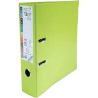 Exacompta Prem Touch Lever Arch File A4+ 80 mm Anise Green 2 ring 53356E Cardboard, PP (Polypropylene) Portrait