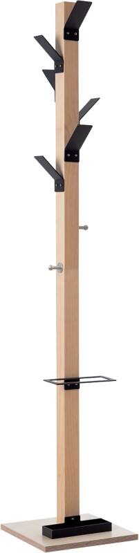 meet powered by PAPERFLOW Coat Stand PECPP.01 350 x 350 x 1800mm Black