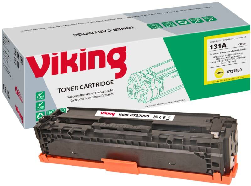 Viking 131A Compatible HP Toner Cartridge CF212A Yellow