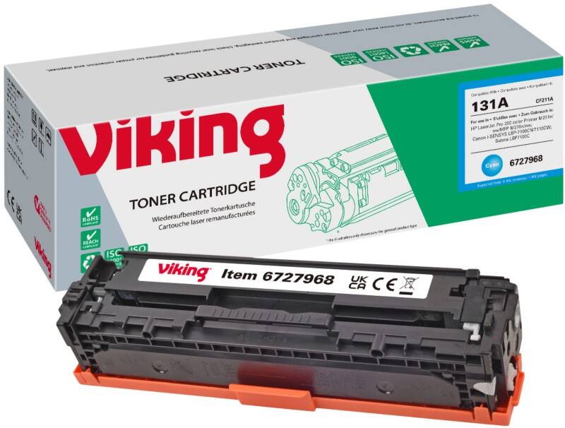 Viking 131A Compatible HP Toner Cartridge CF211A Cyan
