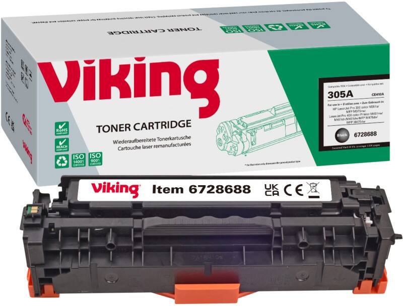Viking 305A Compatible HP Toner Cartridge CE410A Black