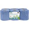Niceday Professional Centre Pull Roll Standard 2 Ply Blue 6 Pieces